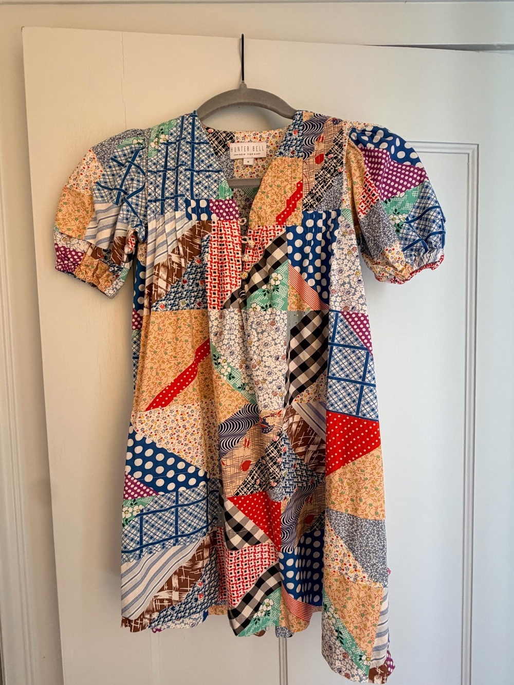 Hunter Bell Girls Jenkins Patchwork Dress Size 8 — MSRP $145